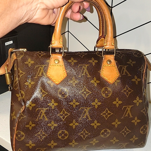 25 SPEEDY Louis Vuitton Monogram 1992 - Picture 10 of 12